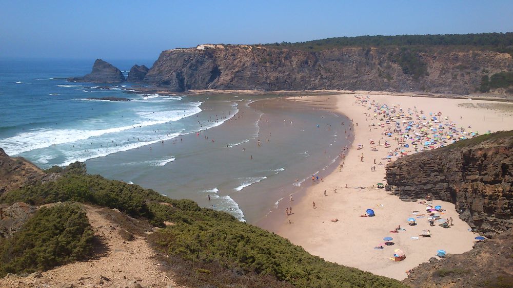 road trip in Portugal coast - Odeceixe beach