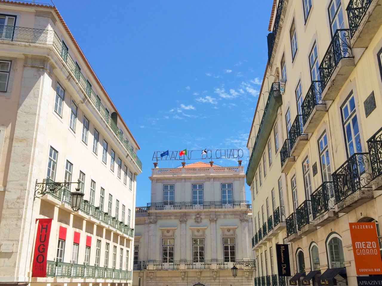 travel blog lisbon city guide lisboa portugal chiado rua garrett summer