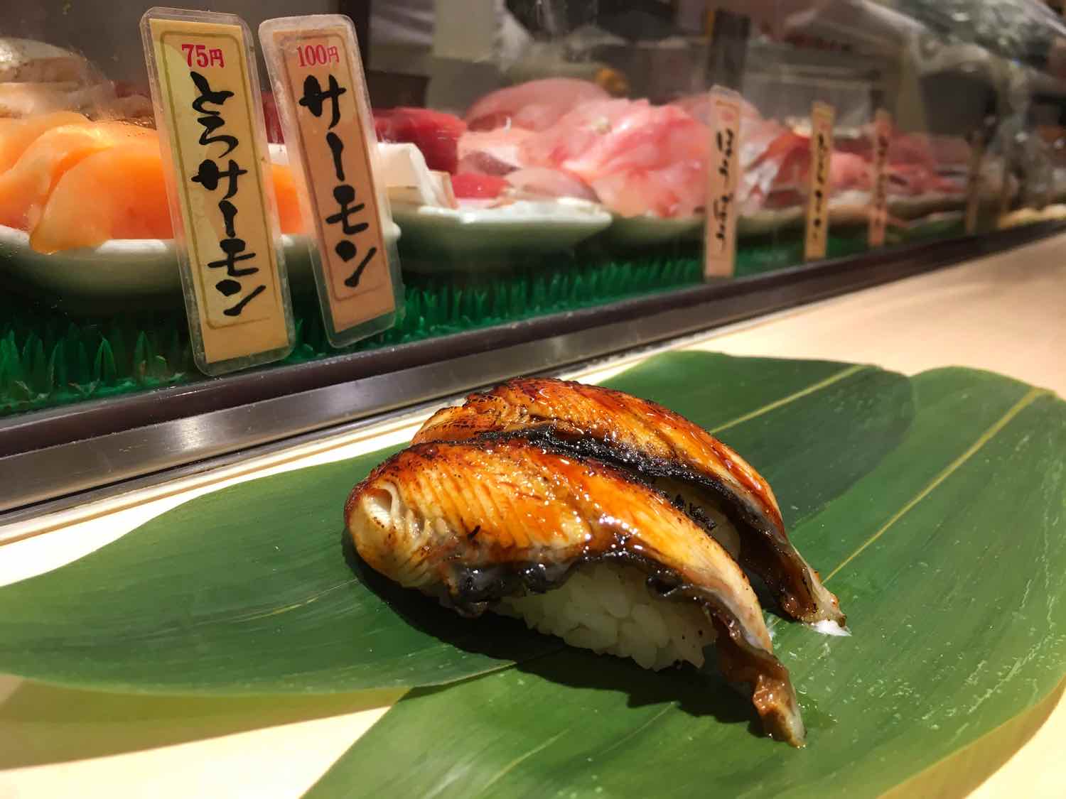 japan travel tips sushi unagi standing sushi bar