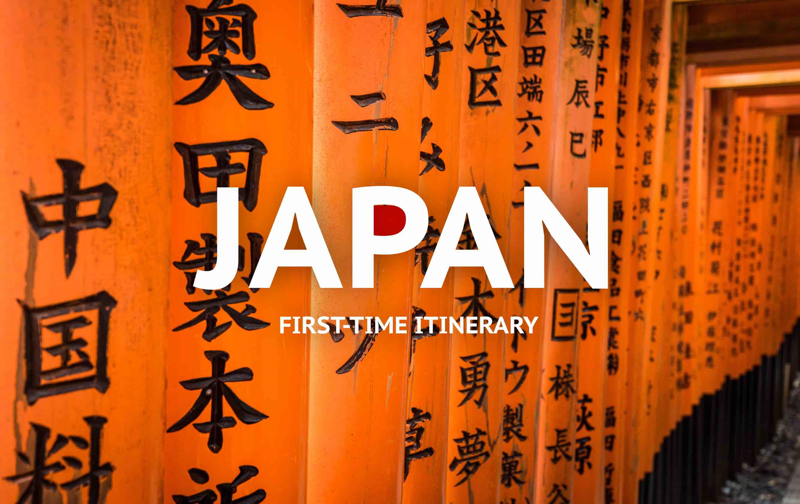 japan itinerary two weeks for first timers